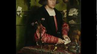 Holbein the Younger the Merchant Georg Gisze [upl. by Millford]