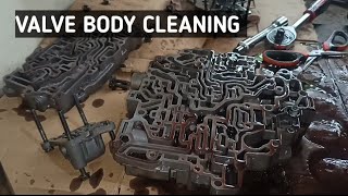 automatic transmission Toyota vios valve body cleaning disassemble and assembling [upl. by Ludwig]