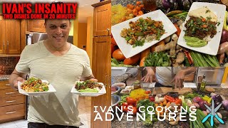 IVANS INSANITY Honey Chicken amp Chili Con Carne Two Dishes Done in 20 Min Ivans Cooking Adventures [upl. by Boesch]