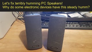 Fixing terribly humming PCSpeakers BeginnersLevel [upl. by Sherlock]