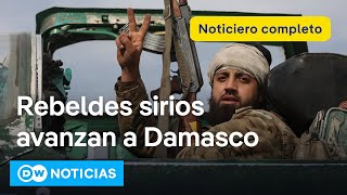 🔴 DW Noticias 6 diciembre Rebeldes sirios avanzan en dirección a Damasco Noticiero completo [upl. by Laet525]