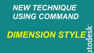 AutoCAD 2007 TUTORIALS 42 Dimension style [upl. by Munro]