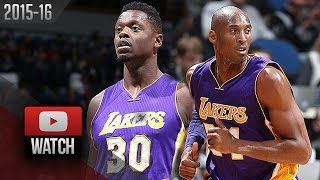 Kobe Bryant amp Julius Randle Full Highlights at Timberwolves 20151209  31 Pts Total [upl. by Hocker601]