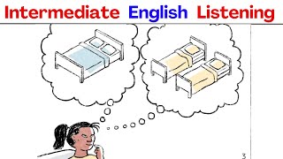 British English Listening  Booking A Hotel Comprehensible Input B1 [upl. by Namlaz]