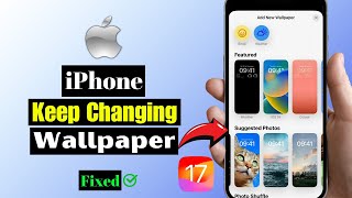 iPhone Keep Changing Wallpaper Problem On iPhone  Wallpaper Keep Change On IOS 17 [upl. by Ayerhs]