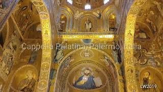 Cappella Palatina Monreale Palermo Italy [upl. by Ennylyak]