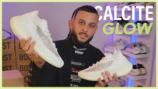 BETTER THAN THE ALIEN YEEZY 380 CALCITE GLOW REVIEW amp ON FEET [upl. by Holmen166]