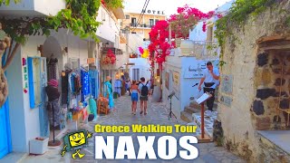 Naxos Town Chora  Naxos Island  Greece 4K Walking Tour  May 2024 [upl. by Lavona]