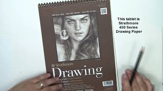 Drawing Paper Recommended for Realistic Pencil Drawing [upl. by Ellerret]