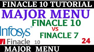 Finacle 10 Tutorial  Finacle 10 Menu  Major Menu in Finacle 10  Learn and gain [upl. by Emilia327]