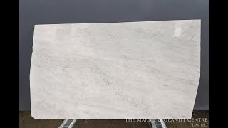 White Carrara C polished 20mm slabs Block no 2802 [upl. by Aisatal]