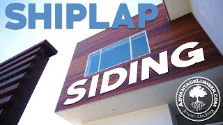 Advantage Rainscreen amp Shiplap Siding  Wood Siding for Any Project [upl. by Dollar]