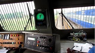 WAP7 Footplate under heavy downpour  zero visibility  INDIAN RAILWAYS [upl. by Gio]