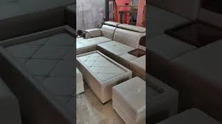 L shape sofa many more colours available trending viralvideo shortvideo interiordesign [upl. by Vadnee955]