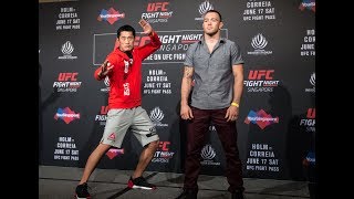 UFC Singapore faceoffs [upl. by Adelina]