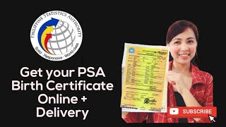 How to Get PSA Birth Certificate Online amp Delivery 2023 Latest Update [upl. by Nosreme]