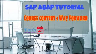 SAP ABAP Course Details amp How to GET a JOB  TechTablet [upl. by Corly]