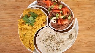 3 Incredible Hummus Recipes [upl. by Kacerek]