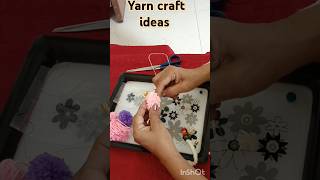 yarn craft ideas yarn craft without knitting shorts viralvideo [upl. by Ethelbert]