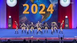 Cheer Athletics Pittsburgh SteelCats  SemiFinals The Cheerleading Worlds 2024 WITH SOUND [upl. by Nehgem876]