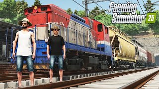 O TREM LUCRATIVO  FARMING SIMULATOR 25 9 [upl. by Emmerie]