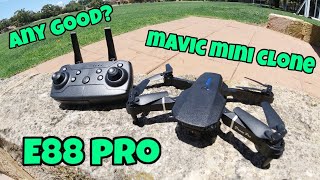 Is This Cheap Drone Any Good  E88 PRO Mavic Mini Clone [upl. by Hickey544]