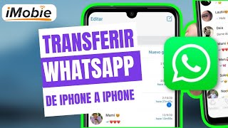 Cómo transferir WhatsApp de iPhone a iPhone 2024  Sin iCloud [upl. by Ahsienyt]