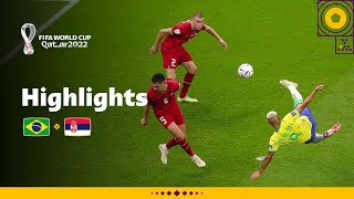 STUNNING Richarlison goal  Brazil v Serbia highlights  FIFA World Cup Qatar 2022 [upl. by Nelram586]