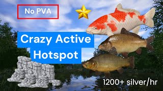 Crazy Active Spot No PVA  Copper Lake  RF4  Russian Fishing 4 [upl. by Marutani]