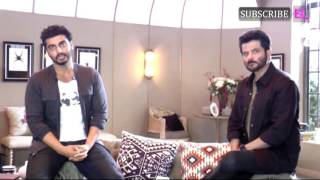 Anil Kapoor and Arjun Kapoor on the sets of show Vogue BFFs [upl. by Sorazal]