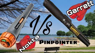 Nokta vs Garrett Pinpointer metal detecting [upl. by Amri]