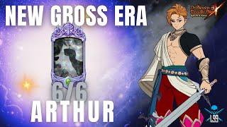 HE DECLARES A NEW PUSHWEEK ERA CHAOS ARTHUR IN ALL GUILD BOSSES 7DS Grand Cross [upl. by Akilaz]