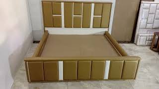 stunning synthetic leather bed frame design [upl. by Dianuj756]