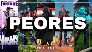 LAS 5 PEORES TEMPORADAS DE FORTNITE [upl. by Nillor]