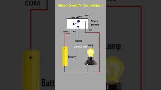 Micro Switch ConnectionCircuitInfo [upl. by Eidnahs]