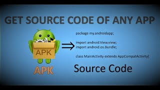 How to get the source code of ANY app  APK reverse engineering  Java decompiling  Tutorial [upl. by Joelle255]