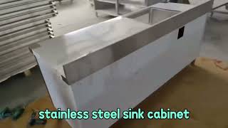 stainless steel sink cabinet [upl. by Gunn]