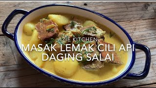 Masak Lemak Cili Api Daging Salai [upl. by Sylirama290]