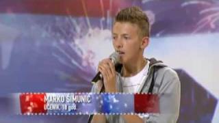 Marko Šimunić  Leonard Cohen Hallelujah  Amazing performance Croatians Got Talent 2011 [upl. by Nyvrem]