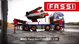 Fassi F1950RAL hydraulic crane [upl. by Ikilisav]