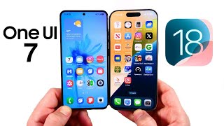 One UI 7 vs iOS 18 Speed Test [upl. by Ittam951]