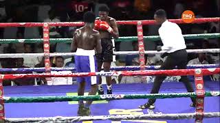 Issac Kakraba stops Samuel Danso in Round 4 after exciting exchanges [upl. by Adali]