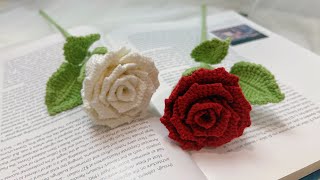 How To Crochet a Simple Flower  Absolute Beginners [upl. by Elyod]