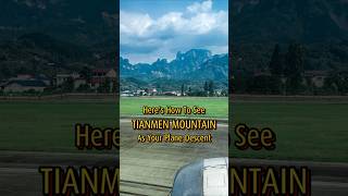 How to see Tianmen Mountain flying into Zhangjiajie china travel shorts fyp [upl. by Mairim]