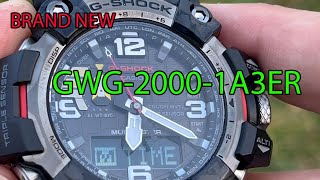 Casio GWG 2000 1A3ER G Shock Mudmaster Master of G unboxing and initial view module number 5678 [upl. by Mudenihc]