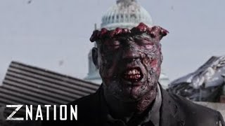 Z NATION  Season 4 Episode 13 All Zombie Kills  SYFY [upl. by Rhys]