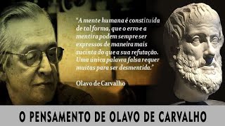 O Pensamento de Olavo de Carvalho Lógica Aristotélica entre outros assuntos [upl. by Bertie728]