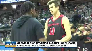 Grand Blanc State Champion RJ Taylor to host a local basketball camp [upl. by Assele]