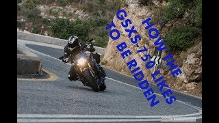 HOW A GSXS750 LIKES TO BE RIDDEN [upl. by Tolland648]