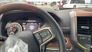 2022 Dodge Ram longhorn limited edition this interior is pressure 🔥 [upl. by Ettelloc]